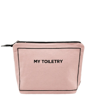 Toiletry Pouch with Coated Lining – Pink/Blush - Glamourous Grace