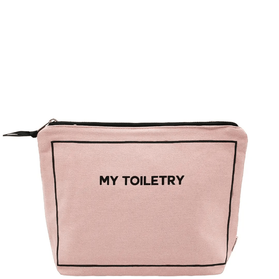 Toiletry Pouch with Coated Lining – Pink/Blush - Glamourous Grace