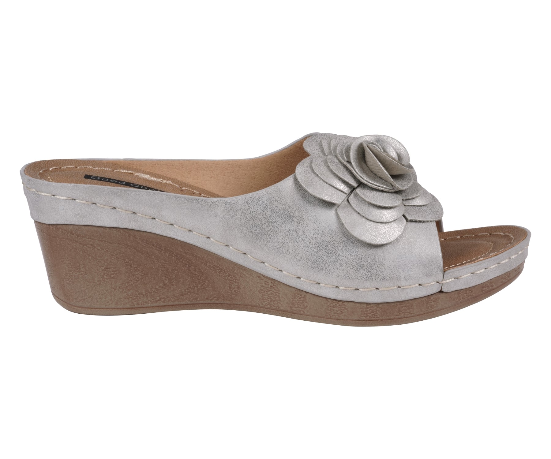 Women's Tokyo Silver Wedge Sandals - Glamourous Grace