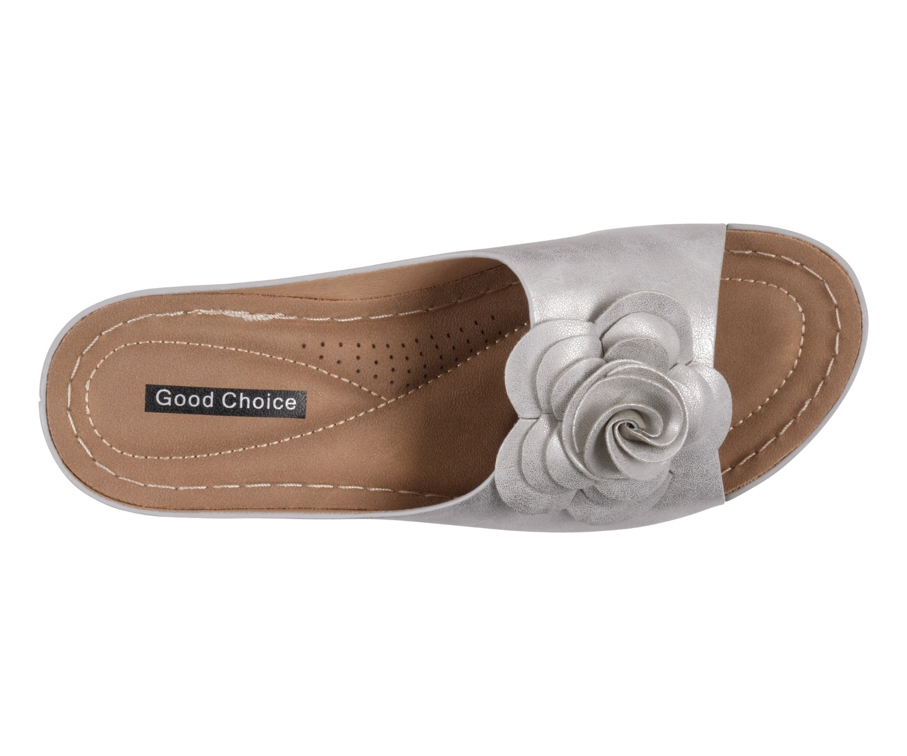 Women's Tokyo Silver Wedge Sandals - Glamourous Grace