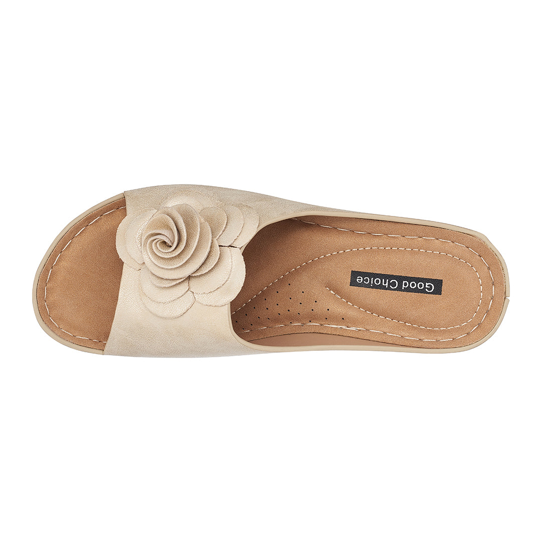 Women's Tokyo Gold Wedge Sandals - Glamourous Grace
