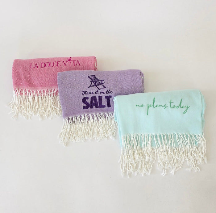 Toni Turkish Beach Towel - Glamourous Grace