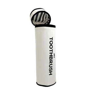 Toothbrush Travel Case – Cream - Glamourous Grace