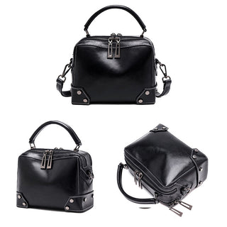 Top Grain Leather Crossbody Bag Women Natural Leather Shoulder Bag Vintage Style Leather Handbag Christmas Gift For Her SX6626