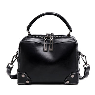 Top Grain Leather Crossbody Bag Women Natural Leather Shoulder Bag Vintage Style Leather Handbag Christmas Gift For Her SX6626