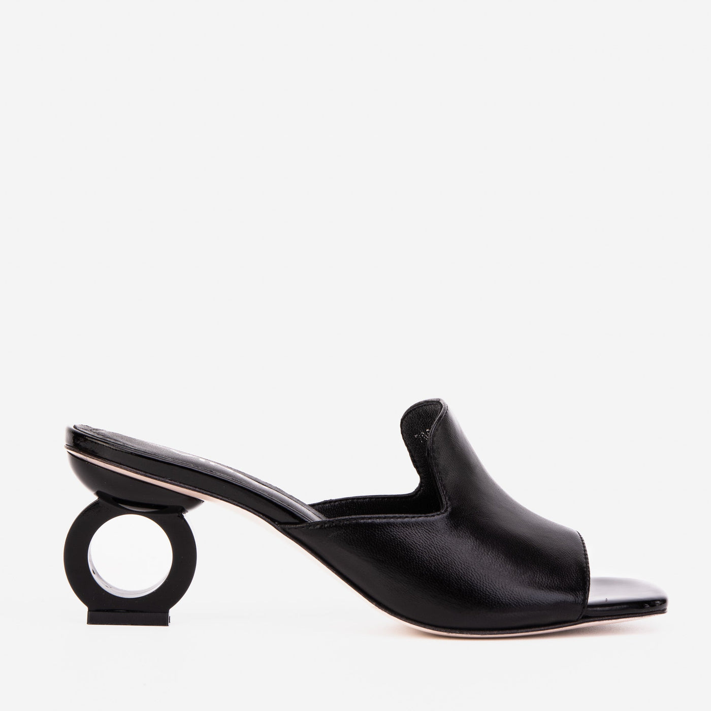 The Tory Black Leather Women Sandal - Glamourous Grace