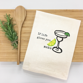 "When Life Gives You Limes Make Margaritas" Kitchen Towel