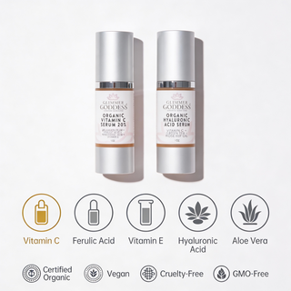 Vitamin C + Hyaluronic Acid Duo – Brightening & Plumping