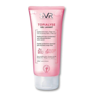 SVR Topialyse Gentle Cleansing Gel for Sensitive Skin - 200ml, Moisturizing, Suitable for Babies, Children, and Adults - Glamourous Grace