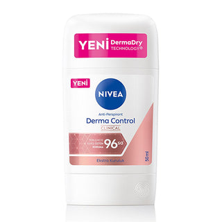 Nivea Derma Control Clinical Women's Deodorant Stick - Long Lasting Anti-Perspirant Protection, 50ml - Glamourous Grace