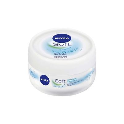 Nivea Soft Moisturizing Cream - Vitamin E & Jojoba Oil - Face, Hand & Body Lotion - Daily Hydration for Dry Skin - 10.14 fl oz - Glamourous Grace