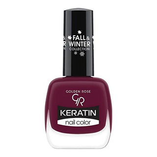 Golden Rose Keratin Nail Polish - Long Lasting Vibrant Color for Fall & Winter - Shade 218 - Glamourous Grace