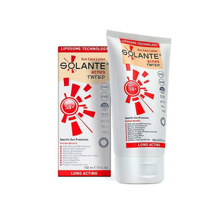 Solante Tinted Sunscreen for Acne-Prone Skin - SPF 50+, Non-Comedogenic & Hypoallergenic
