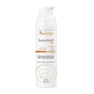 Avene Sunsimed KA High Protection Sunscreen SPF 50+ for Sensitive Skin - Water-Resistant, Non-Whitening, Soothing Avène Thermal Water - 2.71 fl oz - Glamourous Grace