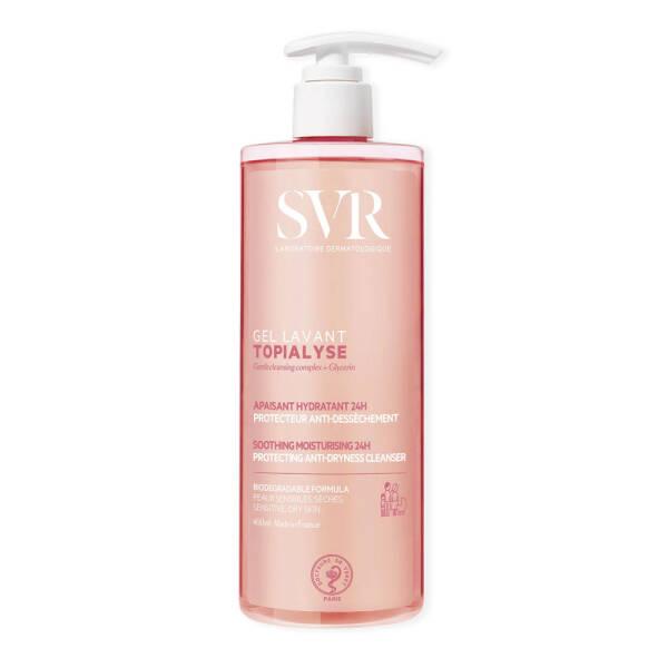 SVR Topialyse Gel Lavant Cleansing Gel for Sensitive Skin - Gentle, Non-Irritating, Family-Friendly Cleanser - Glamourous Grace