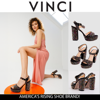 The Tampico Black Suede Leather Spike Platform Heel Women Sandal - Glamourous Grace