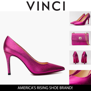 The Maple Fuchsia Leather Pump Fuchsia Sole Women Shoe - Glamourous Grace