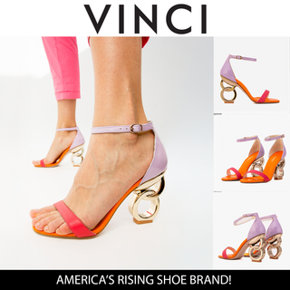The Helix Heel Multicolor Leather Women Sandal - Glamourous Grace