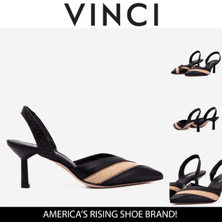The Riviera Black & Raffia Slingback Women  Sandal - Glamourous Grace