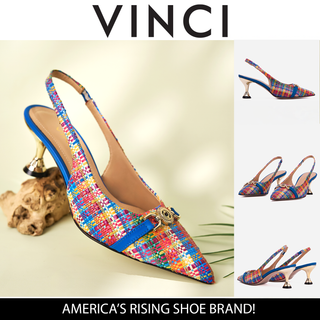 The Zoe Leather Slingback Women Sandal - Glamourous Grace