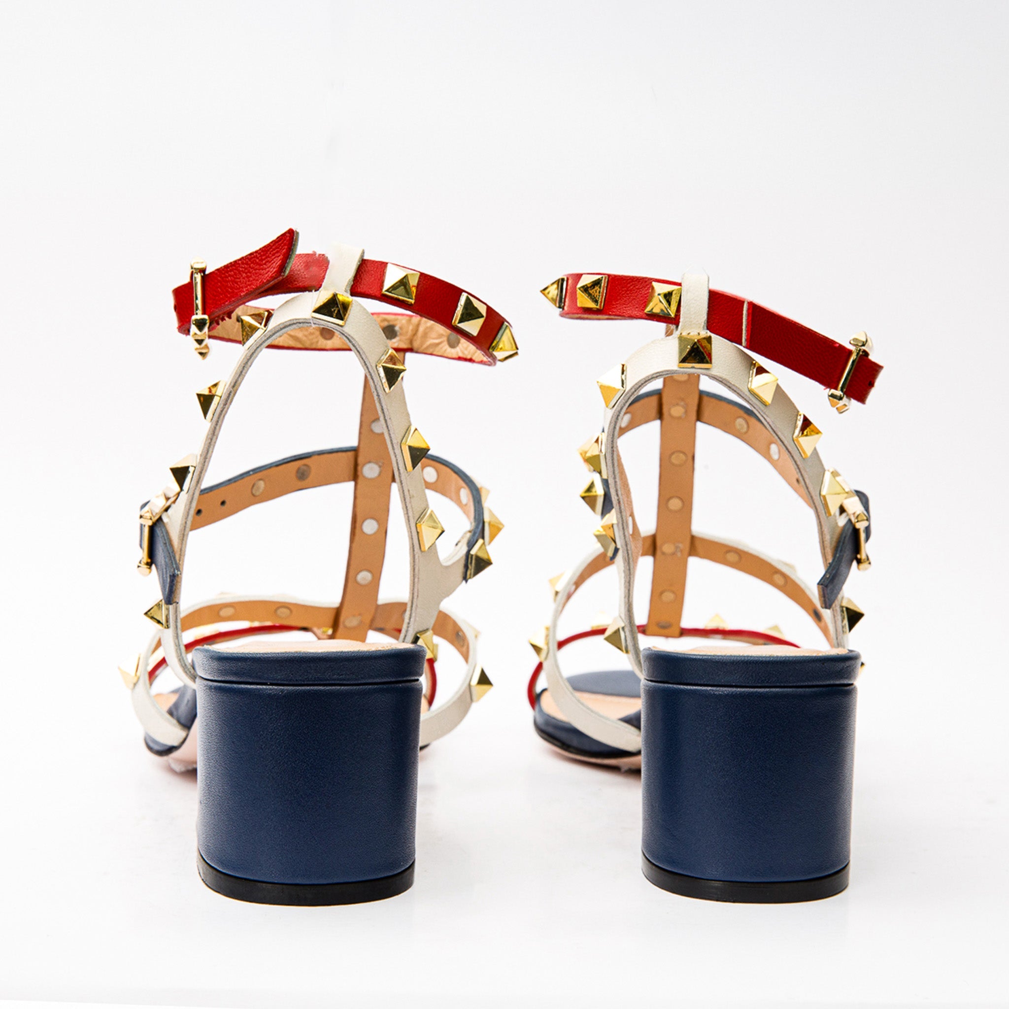 The Nejapa Multicolor Multi Strap Leather Women Sandal - Glamourous Grace