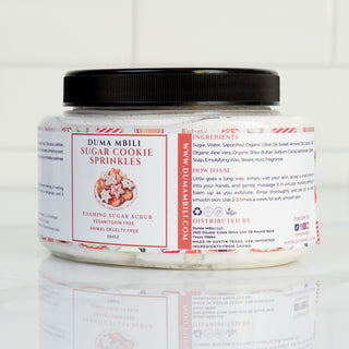 Sugar Cookie Sprinkles Foaming Sugar Scrub