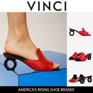 The Tory Red Leather Women Sandal - Glamourous Grace
