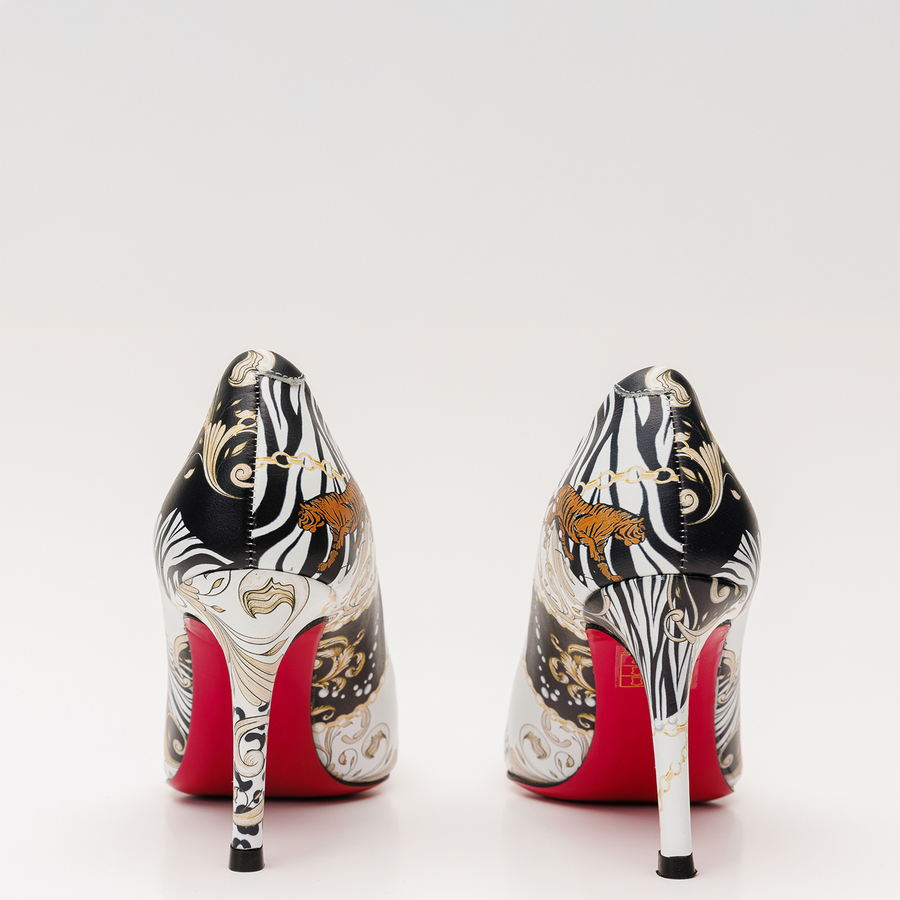 The Perugia White Leather Pump Women Shoe - Glamourous Grace