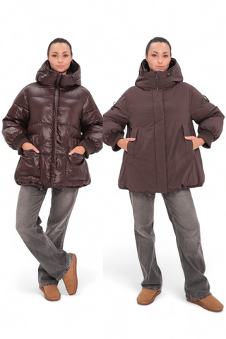 Reversible 2 in 1 Insulated Bio-Down Winter Coat