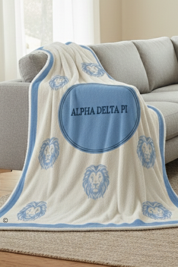 SC - Alpha Delta Pi Luxury Blanket - Glamourous Grace