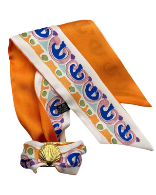Scallop Shell Scarf Cuff - Glamourous Grace