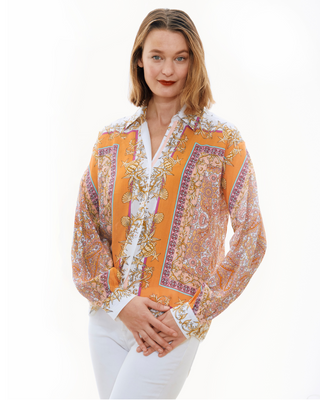 Buckhead Boxy Top Engineered Print - Glamourous Grace