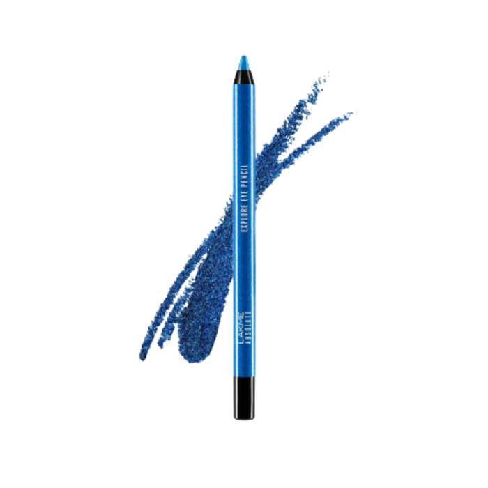 Lakme Absolute Explore Eye Pencil - Darling Blue - Glamourous Grace