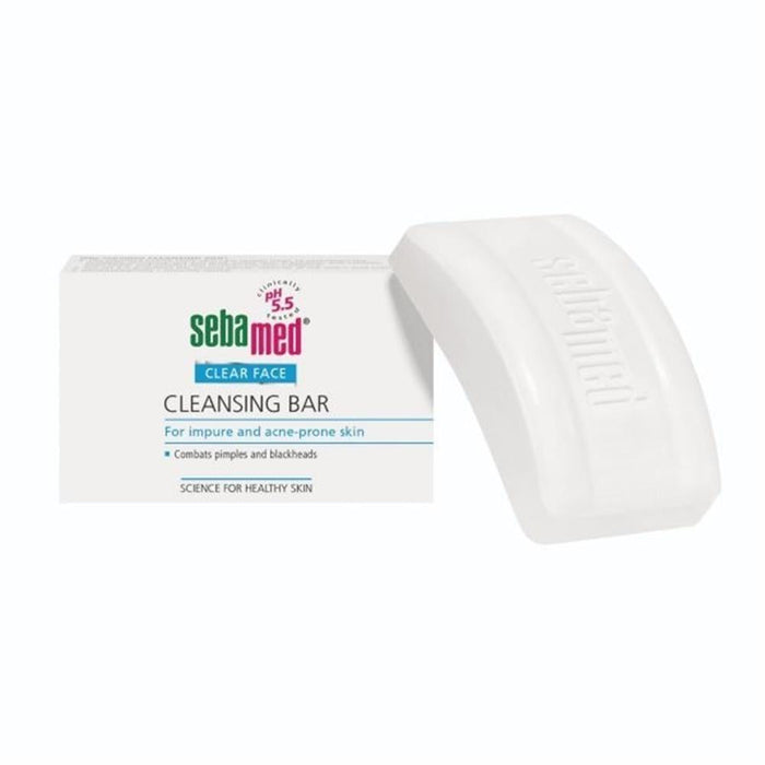 Sebamed Clear Face Compact Soap 100g - pH Balanced Acne Cleansing Soap Bar, Paraben-Free, Clinically Tested - Glamourous Grace