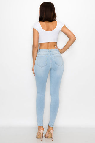 Sienna - Classic High Rise Stretch Skinny Jeans