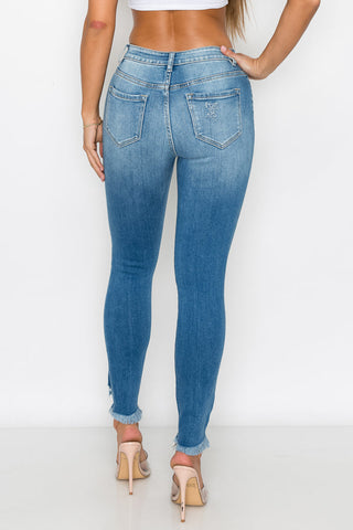 Nataly - High Rise Destructed Skinny
