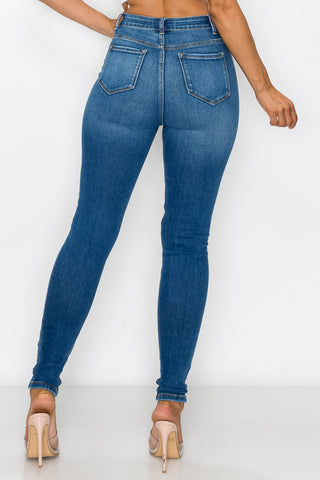 Isabella - High Rise Destructed Skinny