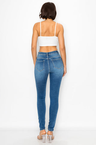 Rosemarie - High Rise Destructed Premium Skinny