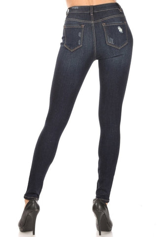 Katie - High Rise Destructed Skinny
