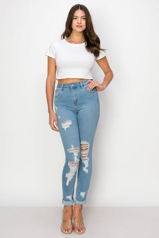 Kylie - High Rise Destroy Skinny