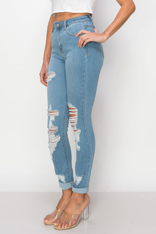 Kylie - High Rise Destroy Skinny