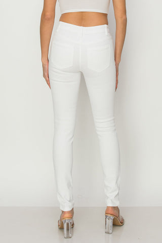 Milania - Classic Mid Rise Stretch Skinny Heavy