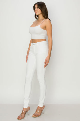 Milania - Classic Mid Rise Stretch Skinny Heavy