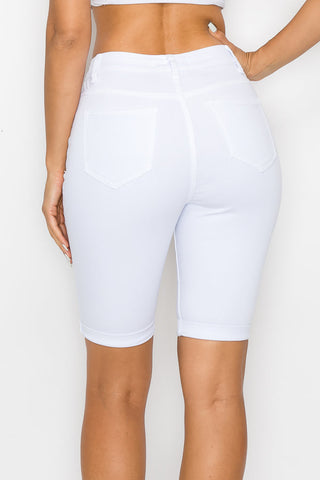 Jasmine - Classic High Rise Rolled Bermuda