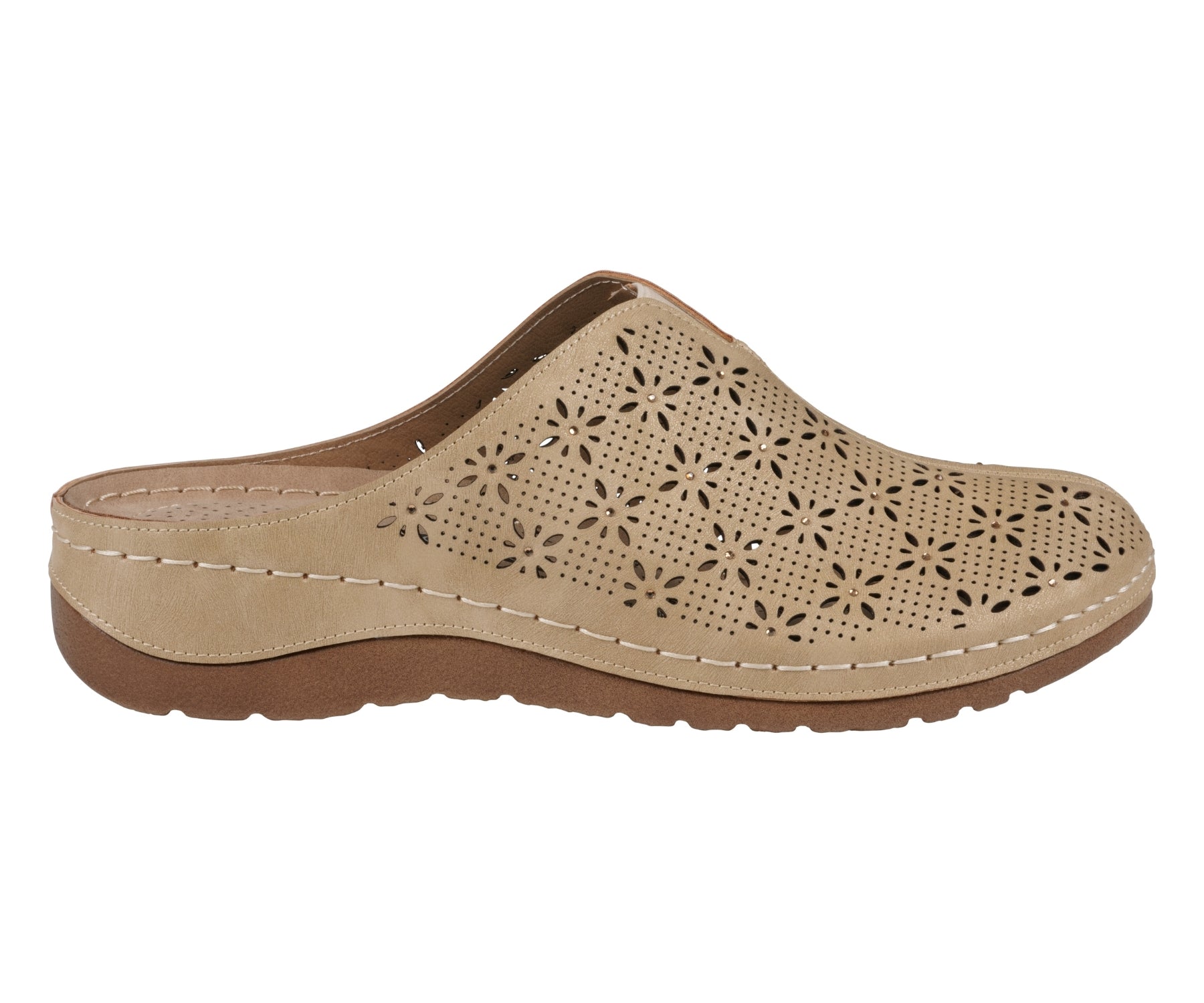 Women's Vale Biege Flat - Glamourous Grace