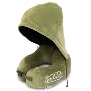Eyeconic Flying Eyeball Hooded Ergonomic Memory Foam Travel Neck Pillow