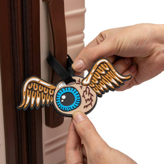 Flying Eyeball 2-Piece Suitcase ID Tag Set with Adjustable Straps