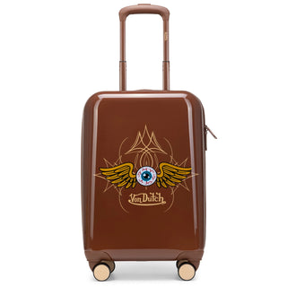 Kustom Kulture Expandable Hardside Carry-on Spinner Suitcase