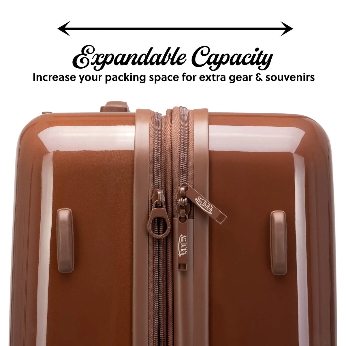 Kustom Kulture Expandable Hardside Carry-on Spinner Suitcase - Glamourous Grace