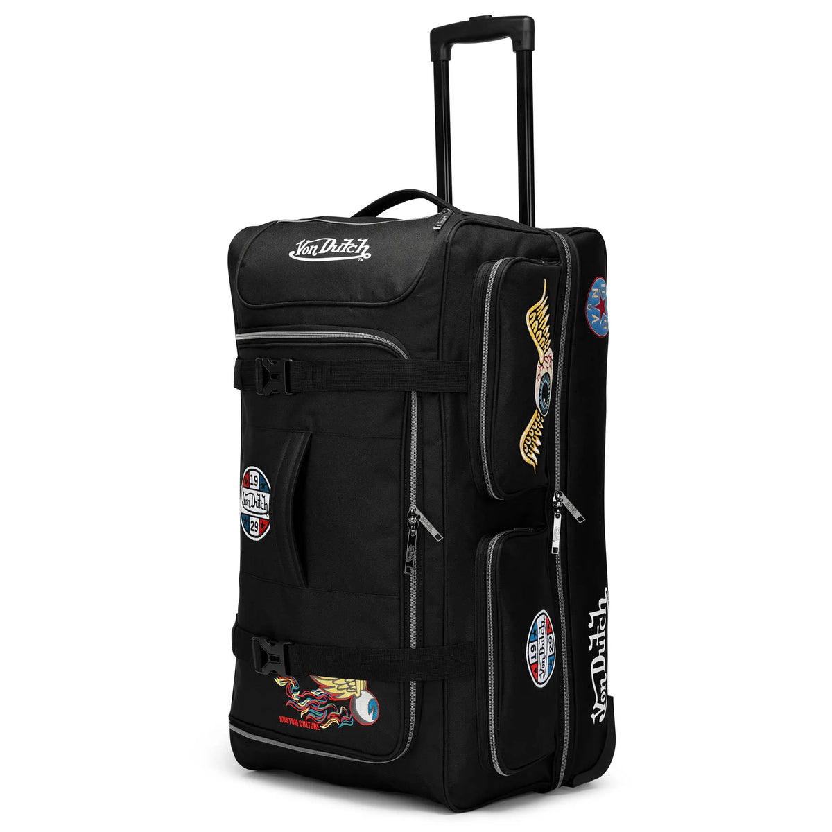Signature Patch 28" Checked Rolling Duffel - Glamourous Grace